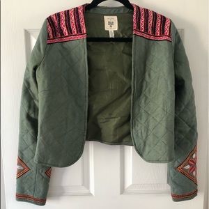 Billabong DC Cropped Embroidered Jacket